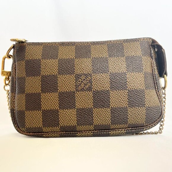 Louis Vuitton Vintage Damier Ebene Mini Pochette Bag - Picture 3 of 10